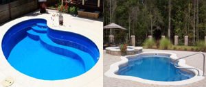 pequeña piscina poliester